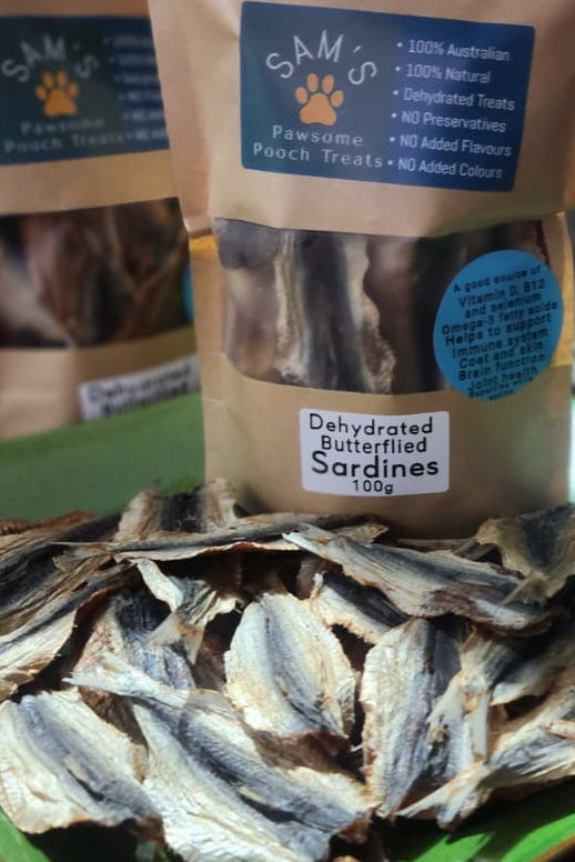 Dehydrated Sardines Butterflied 100g