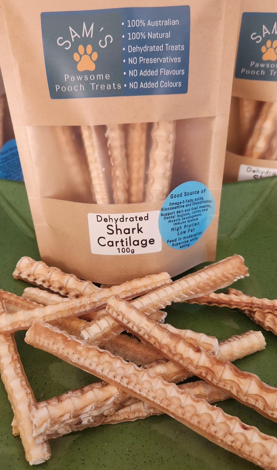 Dehydrated Shark Cartilage Sticks 100g