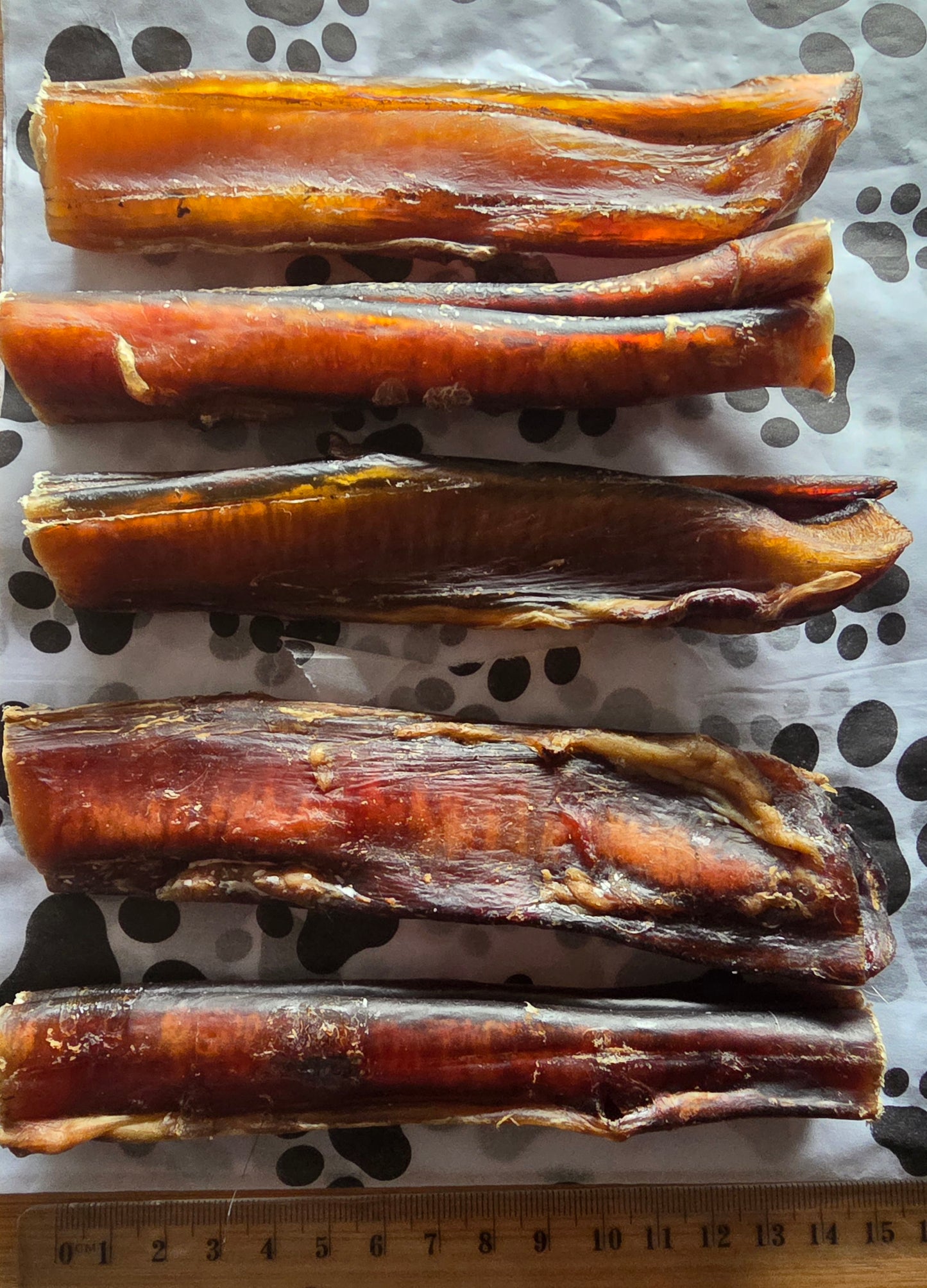 Dehydrated Beef Bully Stick approximately 15cm long           45 to 60g each