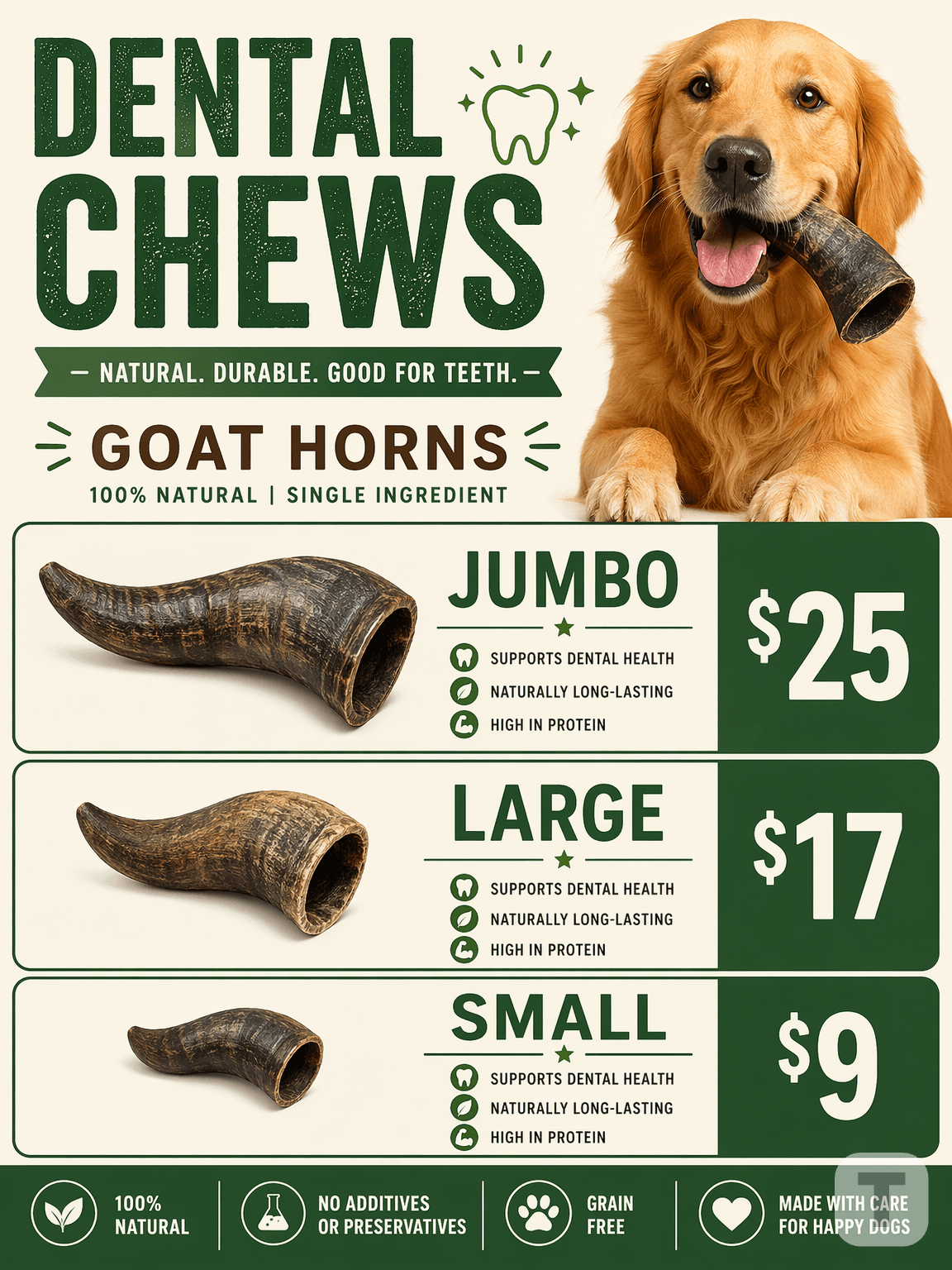 Goats Horn Small