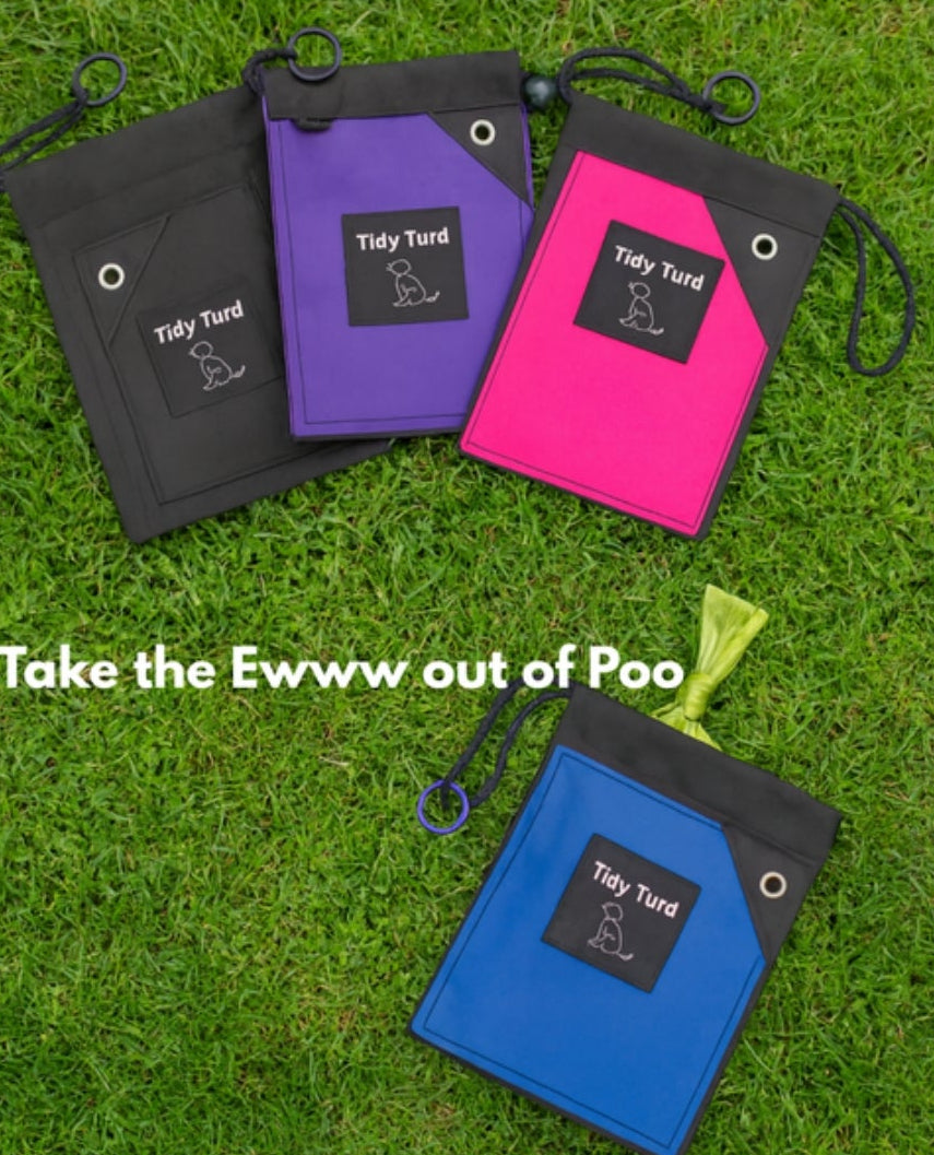 Tidy Turd Pouch                   Available in- Blue, Black, Pink and Purple